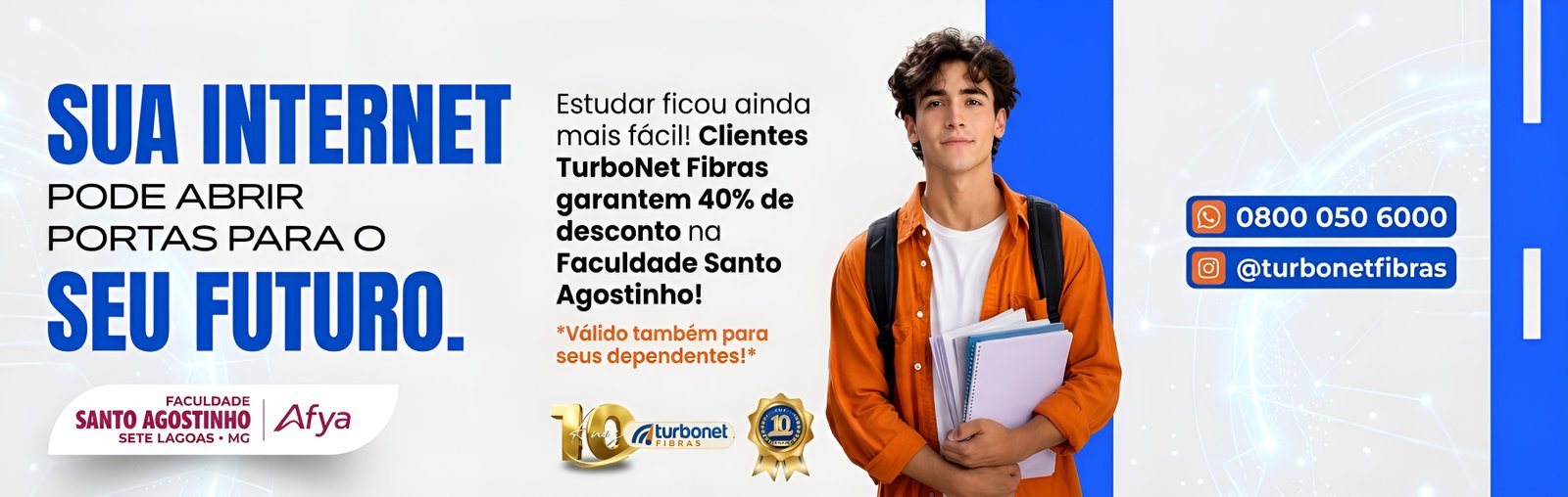 Desconto em cursos na Faculdade Santo Agostinho (Sete Lagoas)